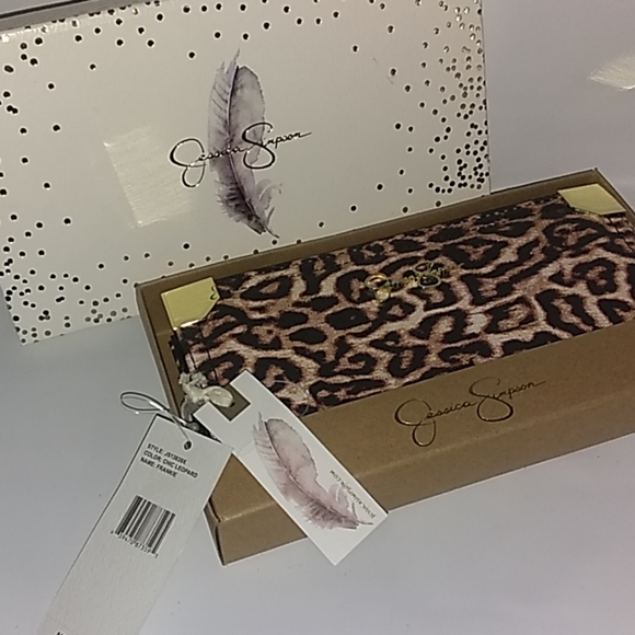 Jessica Simpson Handbags - Jessica Simpson Leopard Print Wallet - NWT